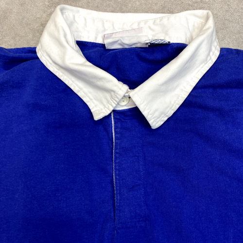 Varsity Classics Rugby Shirt Mens 2XL USA Vintage Sports Polo Top, Blue - Picture 6 of 11