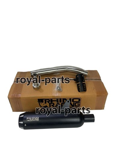 "RHINO RACING EXHAUST SCRAMJET V1, BLACK" FIT FOR ROYAL ENFIELD BEAR 650 - 第 17/24 張圖片