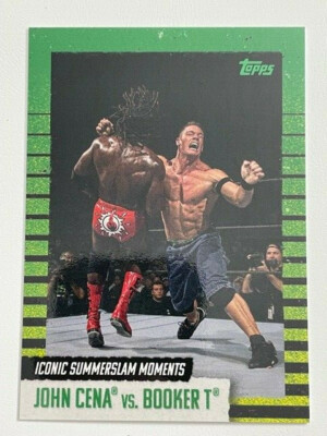 2021 Topps On Demand WWE Summer Of Cena Wrestling John Cena Vs Booker T