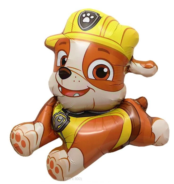 5PC PAW Patrol Foil Balloon Set Chase Skye Marshall Rubble Birthday Decor - image 4 of 4