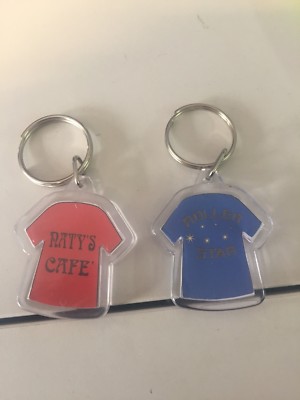 PORTACHIAVI a sagoma t-shirt in PVC trasparente stampa