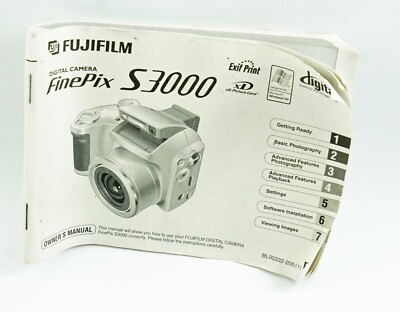 Fujifilm FinePix S Series S3000 3.2MP Digital Camera - Silver