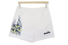 Vintage DIADORA Shorts Size M classic 90s retro tennis sport style white