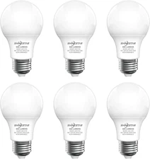 SHINESTAR A19 LED Light Bulb, 60 Watt Light Bulbs 5000K Daylight White, E26 Stan