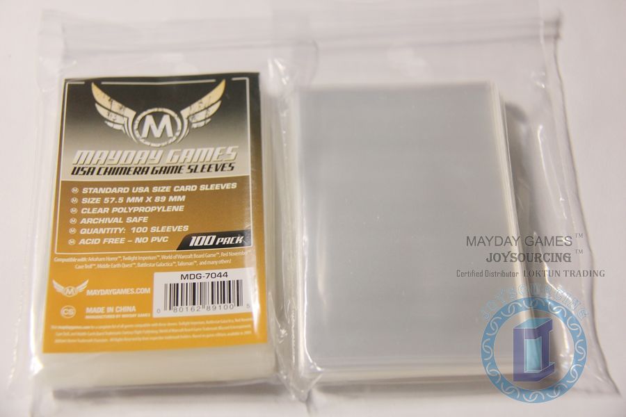 standard usa chimera card sleeves Game [57.5x89 mm] SleeveKings are guaranteeing their sleeve will not split Sleeve Kings Standard USA Chimera