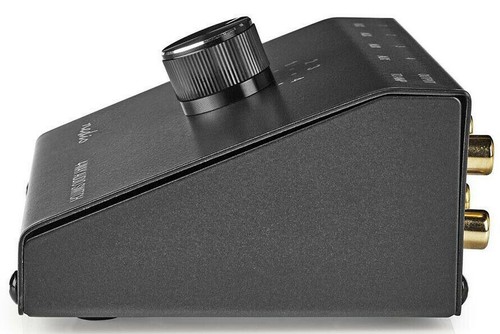 NEW METAL 4 PORT AUDIO SWITCH WITH 3 PHONO + 1 x 3.5MM - Picture 4 of 6