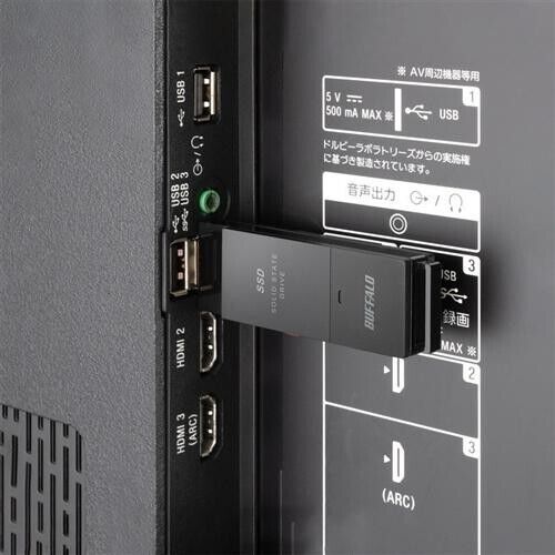 Buffalo SSD-PUT1.0U3-BKC External SSD 1TB Type-A 7155201016 Buffalo SSD-PUT1.0U3-BKC External SSD 1TB Type-A 7155201016