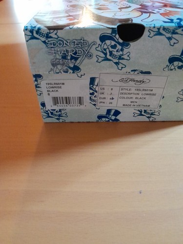 ED Hardy Sneaker Gr.42 Black in OVP - Bild 6 von 7