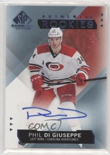 2015-16 SP Game-Used Authentic Rookies Blue Phil Di Giuseppe #208 Auto 0c6