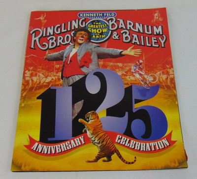 Vintage 1995 Ringling Bros And Barnum & Bailey Circus Program 125th Anniversary