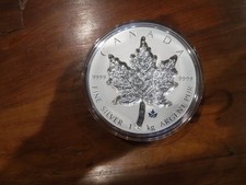 2021 Fine Silver Coin Super Incuse Kilo from Royal Canadian Mint