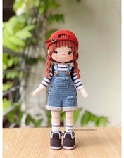 Mila Crochet Doll, Handmade Amigurumi Plush Doll, Cute Gift For Her