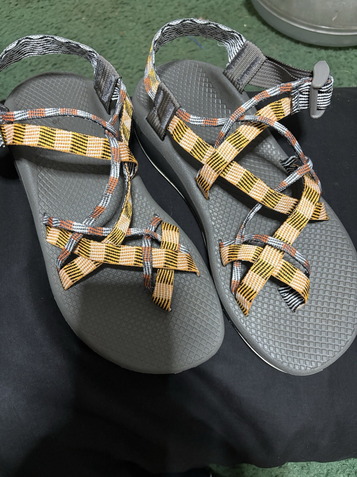 Chaco Strappy Sandals Patterned Adjustable Buckle… - image 2