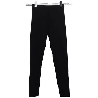 H&M, Leggings, Größe: 140, Schwarz, Baumwolle/Elasthan, Einfarbig, Mädchen #rDl