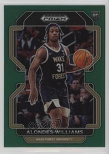 2022-23 Panini Prizm Draft Picks Green Prizm Alondes Williams #97 02l5