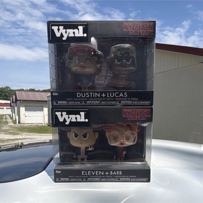 Funko VYNL. Stranger Things Dustin, Lucas, Eleven, Barb Vinyl Figures 2-Pack