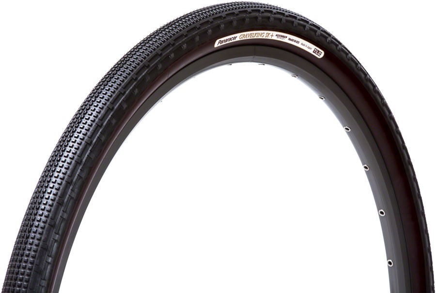 Panaracer GravelKing SK Plus Gravel Tire 700c x 43 Folding Black Tubeless 7590₽