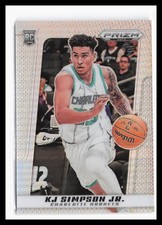 2024-25 Panini Prizm Deca Silver #139 KJ Simpson Jr. Charlotte Hornets RC QW