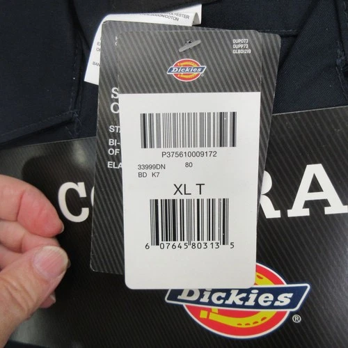 Dickies Coverall XL Tall Short Sleeve Workwear Stain Release Navy New image 2