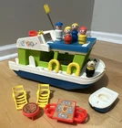 Fisher-Price Little People Vintage Boat Playset w/ 5 Figures & Accessories