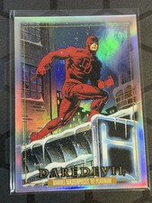 2024 SkyBox Marvel Masterpieces 92 Platinum Daredevil #12 Rainbow