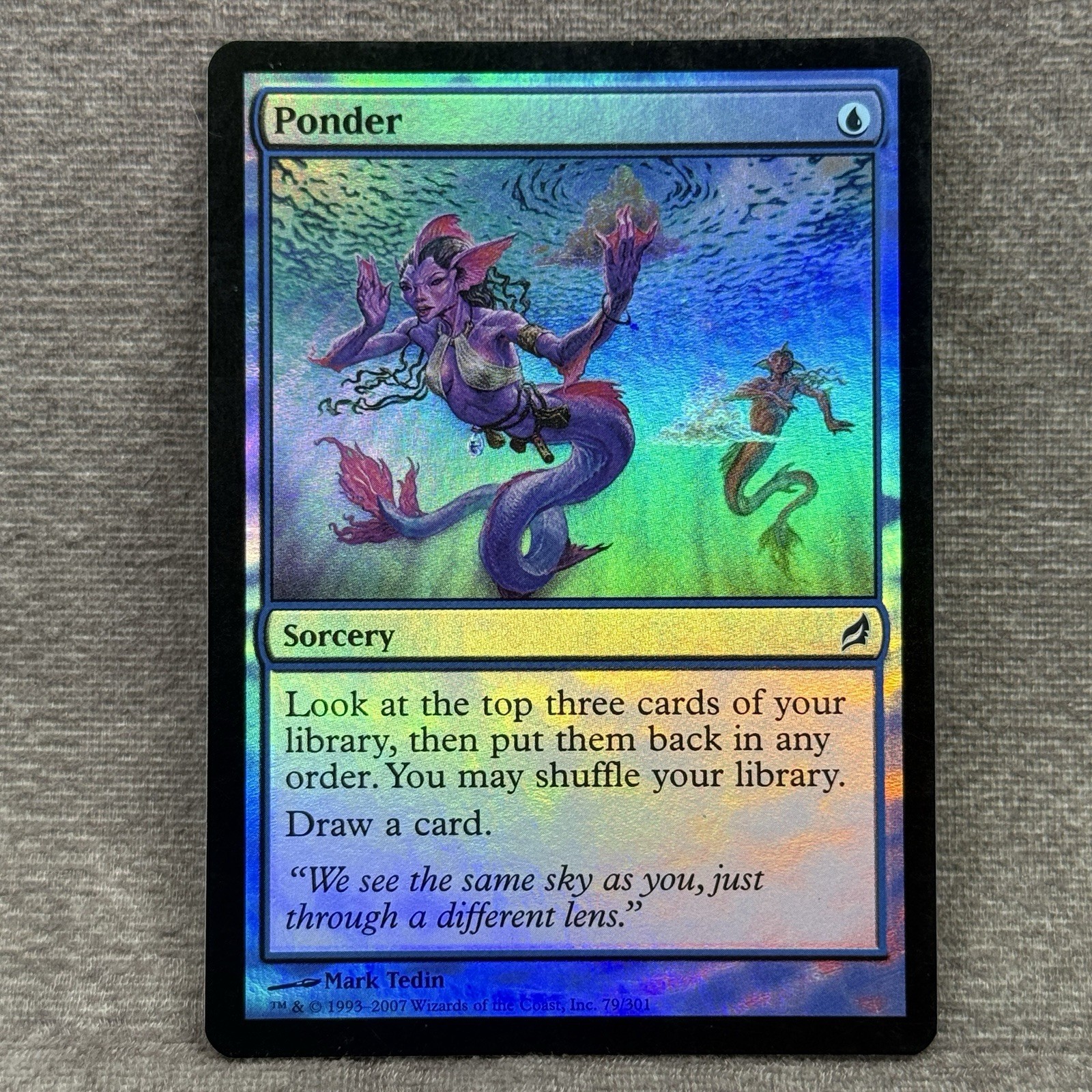 Ponder Lorwyn LRW #79 Foil NM MTG Magic Card Sorcery