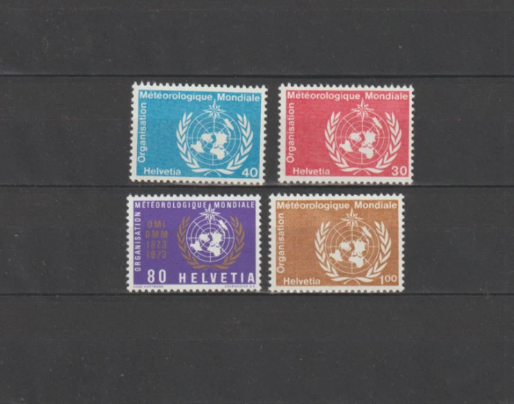 Schweiz-Kompl.-Satz-Ausgabe für die OMM-Dienstmarken-1973-Postfrisch-TOP