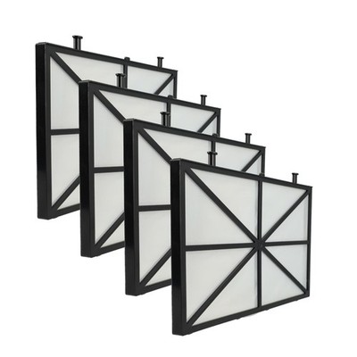 4 Filter für Dolphin Maximus X60 Poolsauger 26,5x17,5x5,4cm