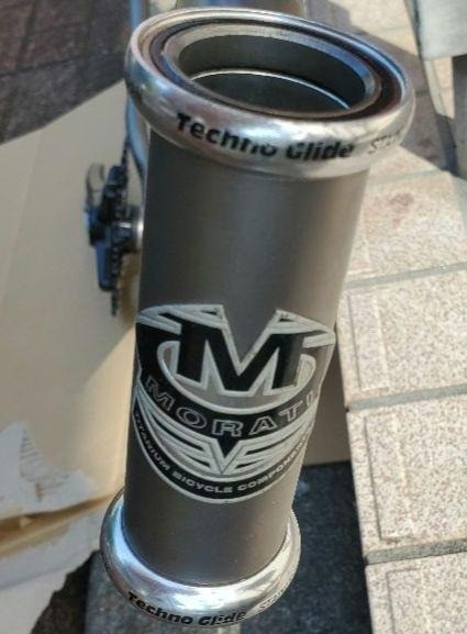 MORATI 26-inch Mountain Bike Titanium Frame with Saddle Used F/S