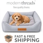Modern Threads 100% Polyester Cozy Cuddler Extra Soft Small Dog Bed 22x16x5 in