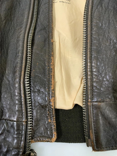 Avirex Men's G-1 LEATHER FLIGHT JACKET SPEC.7823 G-1 Leather Flight DDU - Picture 7 of 13