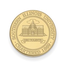 14K Yellow Gold Southern Illinois Univ Crest 15mm Lapel or Tie Pin