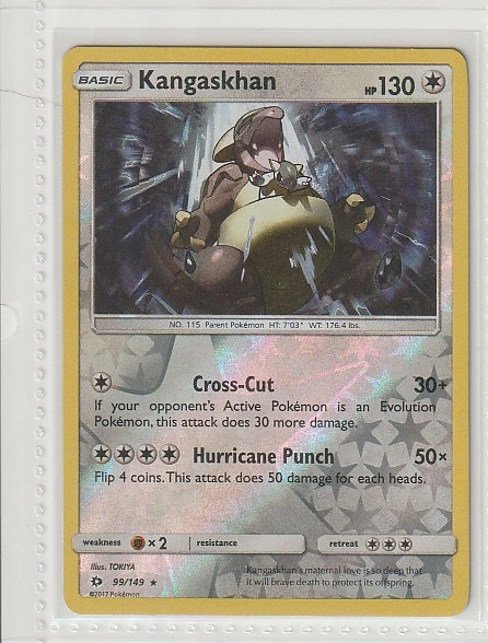 Kangaskhan [Reverse Holo] #99 Pokemon Sun & Moon