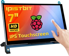 7 Inch LCD Touch Screen, 1024x600 IPS Display with Stand, HDMI Portable Monitor