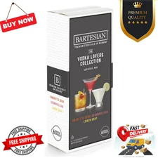 Bartesian Cocktail Mixers Capusles, Vodka Lovers, 6 Pack