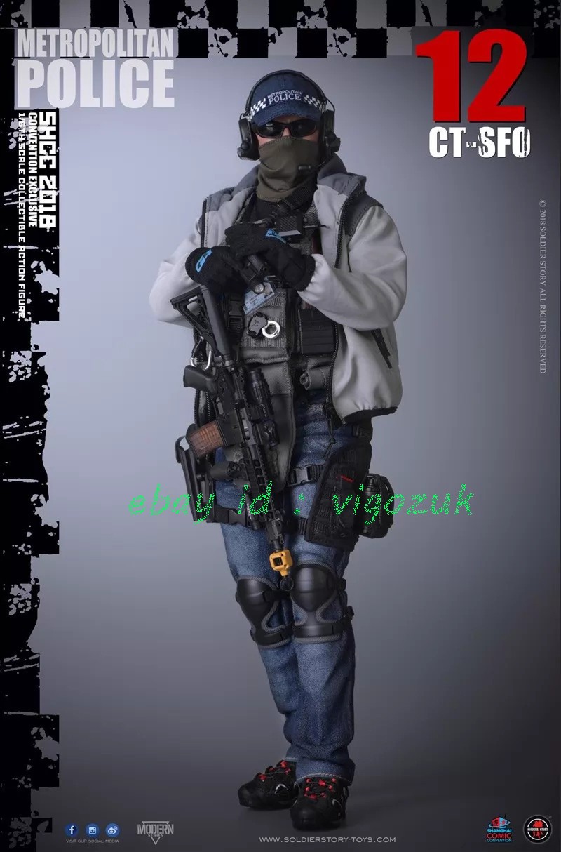 Soldier Story SS112 1/6 CT-SFO British Police SHCC 2018 Exclusive Action Figure