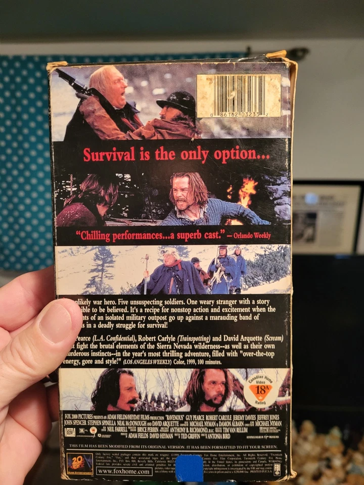 Ravenous VHS (1999)  - Image 2 of 4