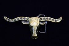 Texas Longhorn Belt Buckle , Western Belt Buckle