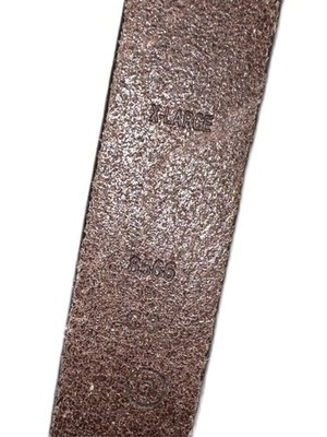 Vintage Coach Leather Belt With Leather Logo Tag Silver Tone  display picture 1