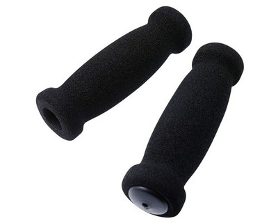Lenkergriffe Moosgummi schwarz 125mm aus Integralschaum