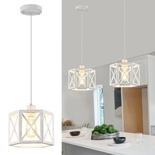 2 Pack Pendant Lights for Kitchen Island, Modern Pendant Lighting with White ...