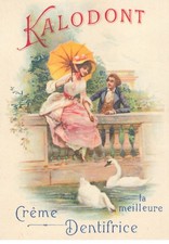 Kitschbild #FG54815 Kalodont Creme Zahnpasta Sargh Sohn Wien Idylle Von Paar