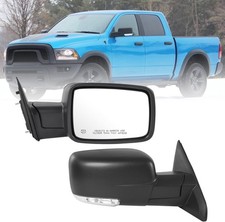 Right Passenger Side Door Mirror Compatible with 2009-2018 Ram 1500 2010-2018 Ra