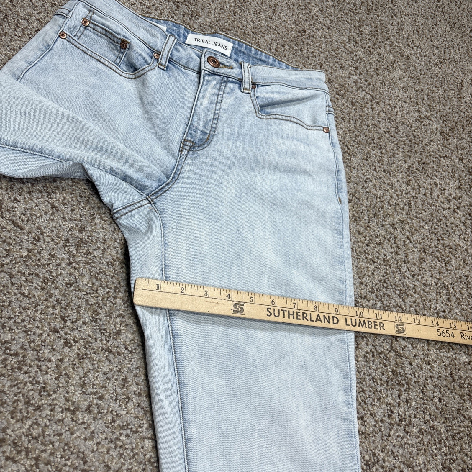 Tribal Audrey Mid Rise Girlfriend Ankle Jeans Womens Size 4 Fits 27 X 27.5 - View 13