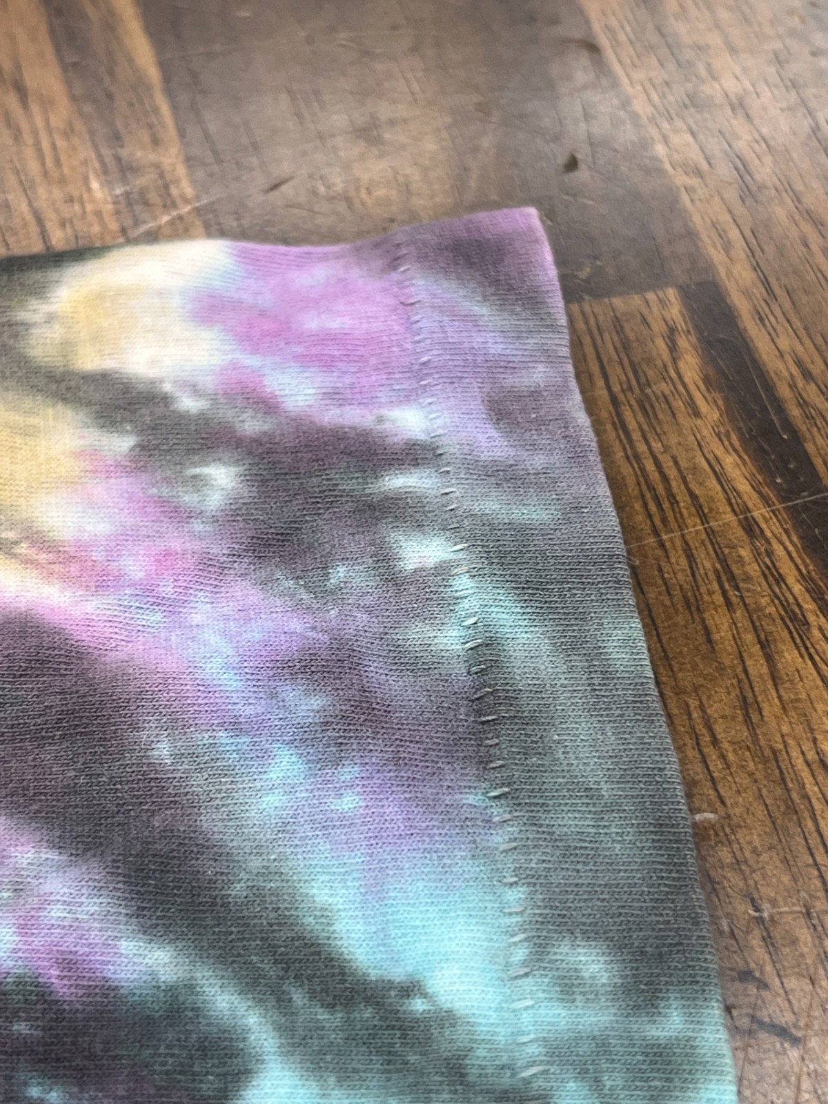Vtg 90s Liquid Blue Ocean Dolphin T Shirt XL AOP John Connell Tie Dye Single image 3