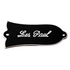 Les Paul Truss Rod Cover Black 2 Hole Replacement Fits Gibson Style Guitars
