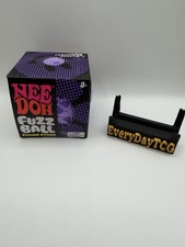 Nee Doh Needoh Fuzz Ball Velvet Squeeze Stress Fidget Sensory Toy TikTok PURPLE