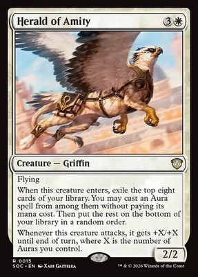 MTG Herald of Amity [SOC] #15