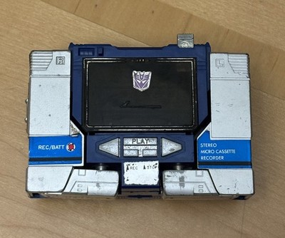 VINTAGE Transformers G1 1983 Takara Soundwave Cassette Player No Accessories 