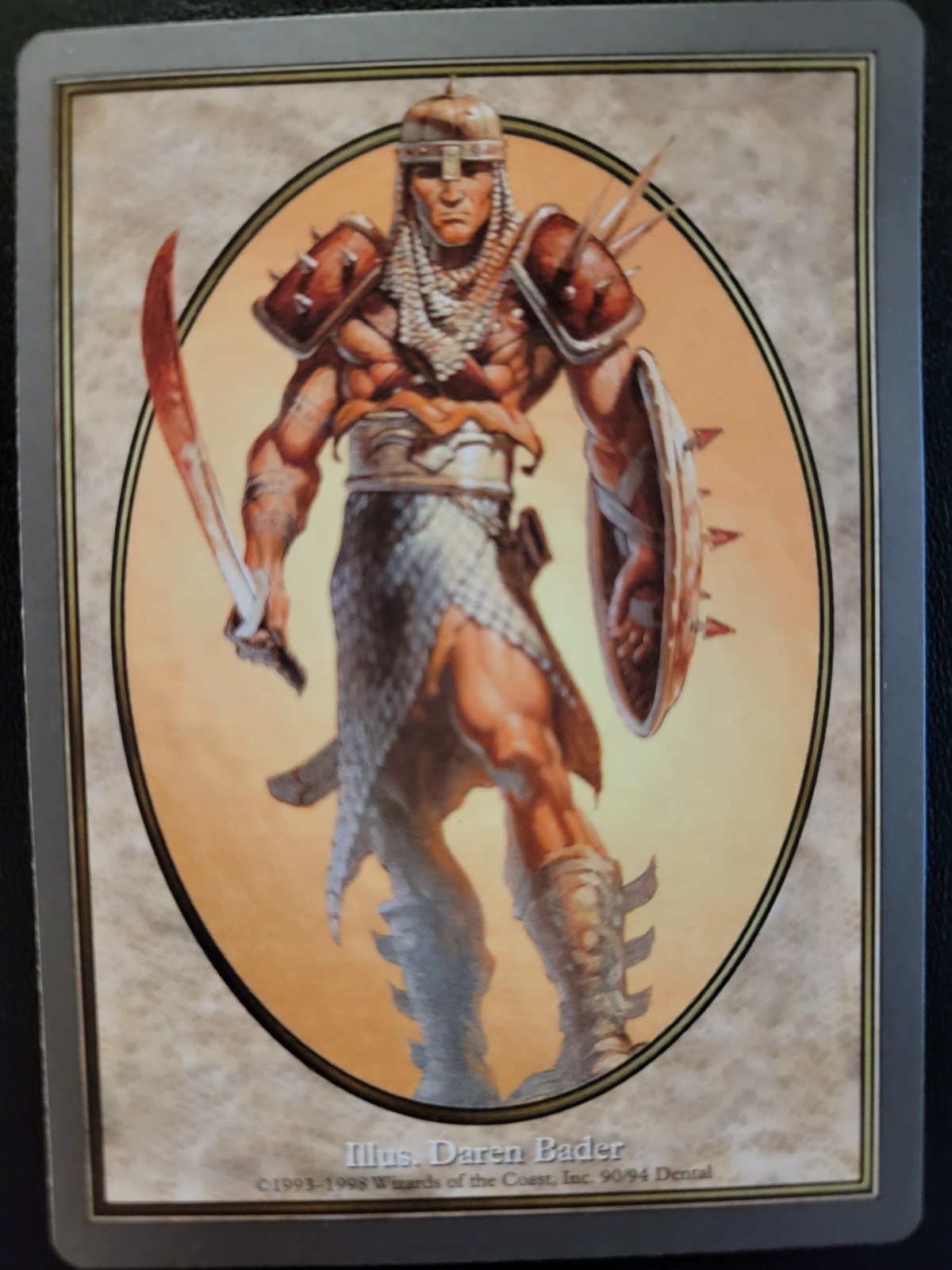 MTG Soldier Token 1998 Unglued UGL Daren Bader Art LP MTG Vintage